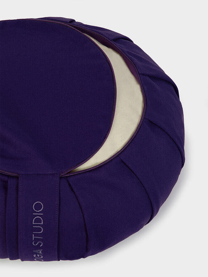 Yoga Studio European Organic Buckwheat Zafu Round Cushion - mezetto Shopify Collective Yoga Studio Store