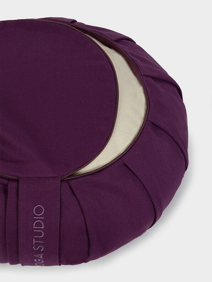 Yoga Studio European Organic Buckwheat Zafu Round Cushion - mezetto Shopify Collective Yoga Studio Store