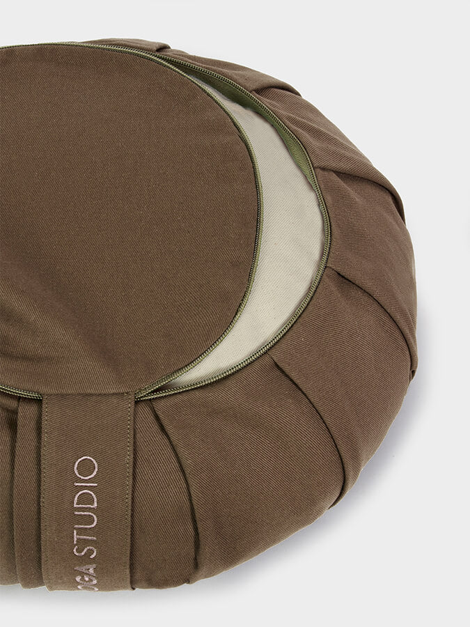 Yoga Studio European Organic Buckwheat Zafu Round Cushion - mezetto Shopify Collective Yoga Studio Store