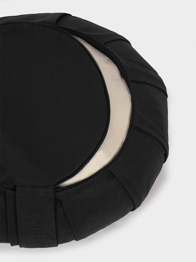 Yoga Studio European Organic Buckwheat Zafu Round Cushion - mezetto Shopify Collective Yoga Studio Store