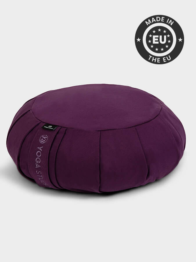 Yoga Studio European Organic Buckwheat Zafu Round Cushion - mezetto Shopify Collective Yoga Studio Store