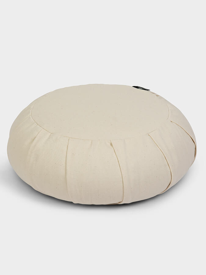 Yoga Studio European Organic Buckwheat Zafu Round Cushion - mezetto Shopify Collective Yoga Studio Store