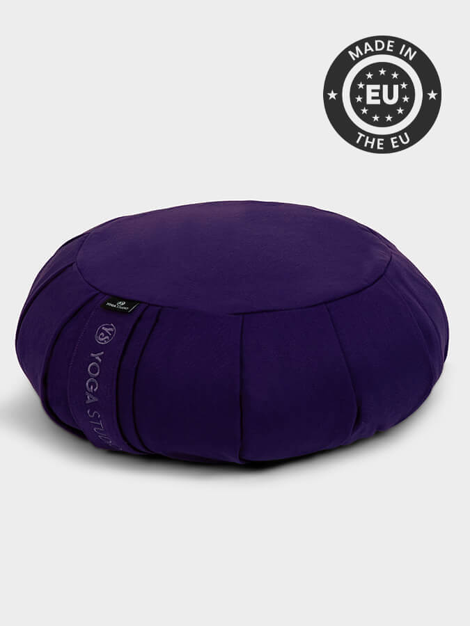 Yoga Studio European Organic Buckwheat Zafu Round Cushion - mezetto Shopify Collective Yoga Studio Store