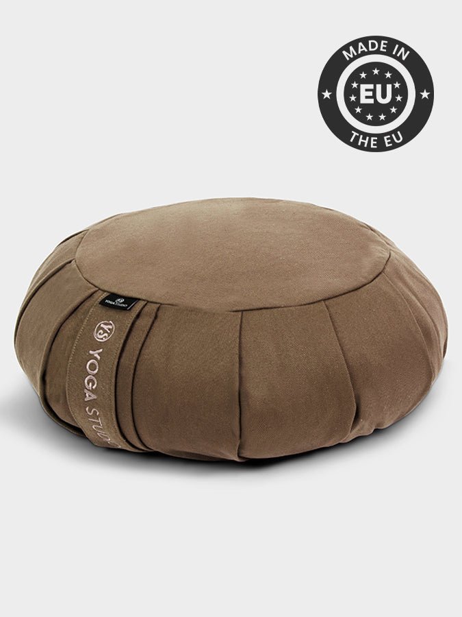 Yoga Studio European Organic Buckwheat Zafu Round Cushion - mezetto Shopify Collective Yoga Studio Store