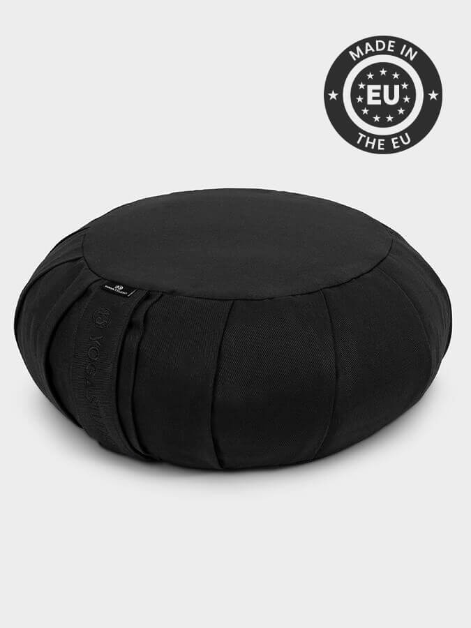 Yoga Studio European Organic Buckwheat Zafu Round Cushion - mezetto Shopify Collective Yoga Studio Store