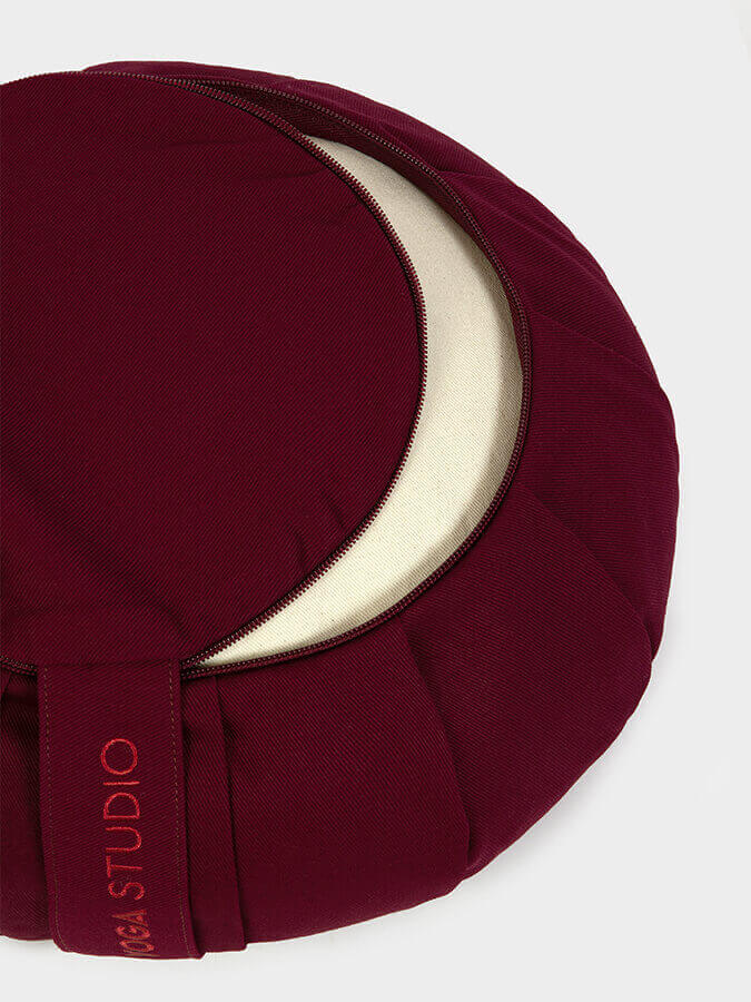 Yoga Studio European Organic Buckwheat Zafu Round Cushion - mezetto Shopify Collective Yoga Studio Store