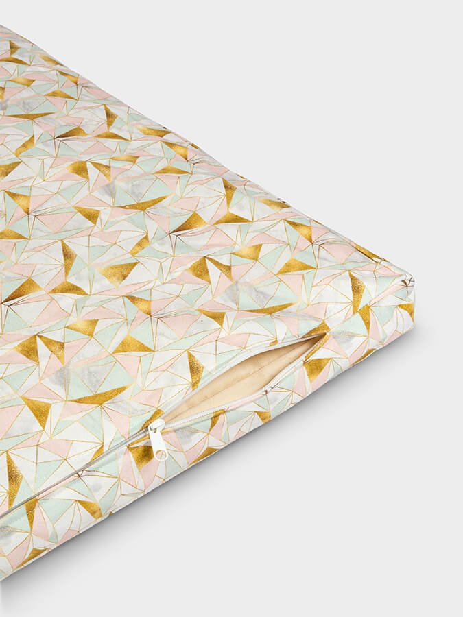 Yoga Studio European Organic Zabuton Meditation Cushion - Abstract Collection - mezetto Shopify Collective Yoga Studio Store