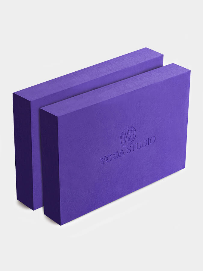 Yoga Studio EVA Yoga Block Twin Pack - mezetto Shopify Collective Yoga Studio Store
