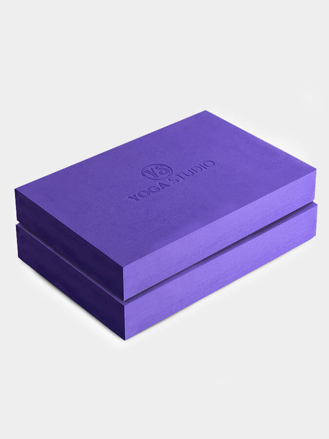 Yoga Studio EVA Yoga Block Twin Pack - mezetto Shopify Collective Yoga Studio Store