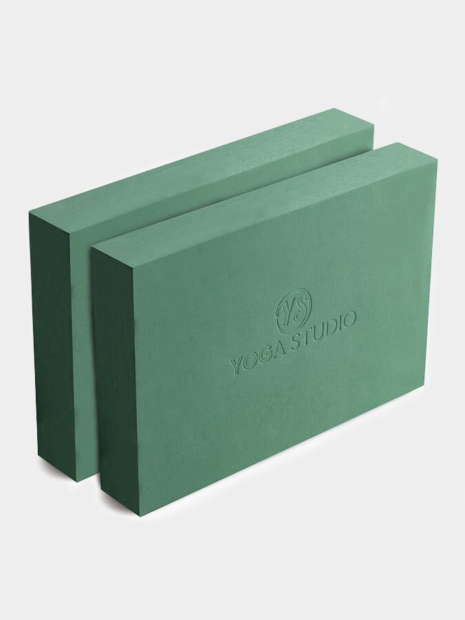 Yoga Studio EVA Yoga Block Twin Pack - mezetto Shopify Collective Yoga Studio Store