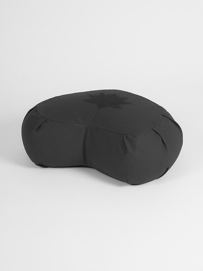 Yoga Studio GOTS Organic Cotton Crescent Lotus Zafu Buckwheat Cushion - mezetto Shopify Collective Yoga Studio Store