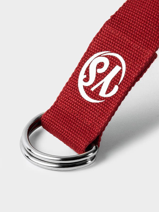 Yoga Studio GOTS Organic Cotton D - Ring 2.5m Yoga Belt Strap - mezetto Shopify Collective Yoga Studio Store