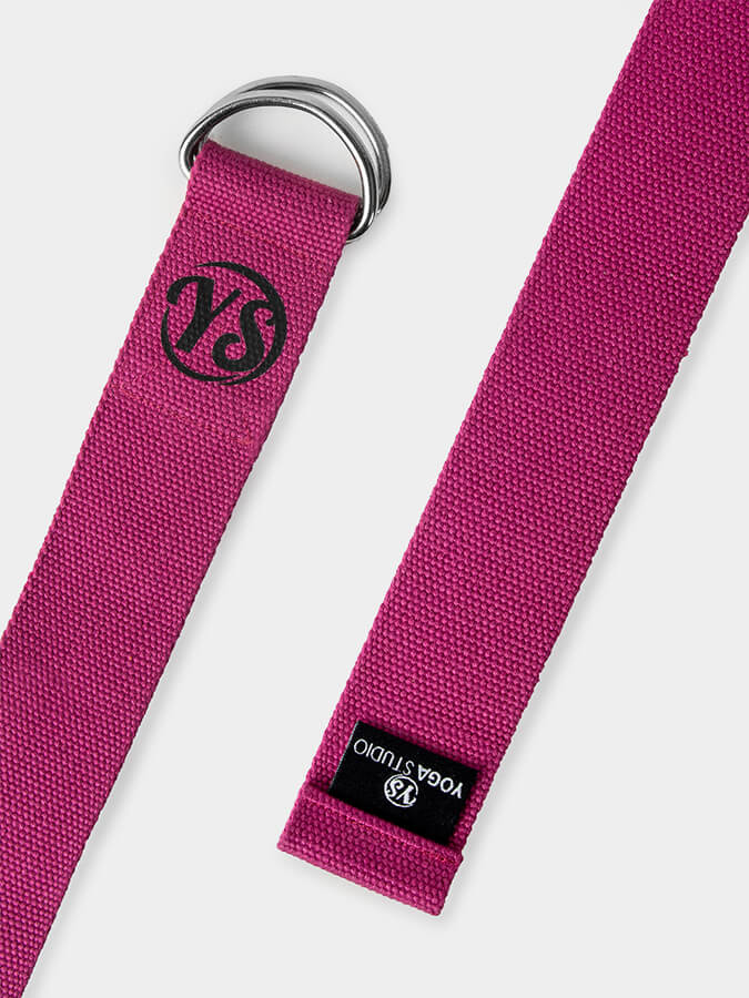 Yoga Studio GOTS Organic Cotton D - Ring 2.5m Yoga Belt Strap - mezetto Shopify Collective Yoga Studio Store