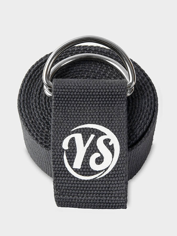 Yoga Studio GOTS Organic Cotton D - Ring 2.5m Yoga Belt Strap - mezetto Shopify Collective Yoga Studio Store