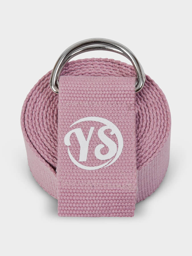 Yoga Studio GOTS Organic Cotton D - Ring 2.5m Yoga Belt Strap - mezetto Shopify Collective Yoga Studio Store