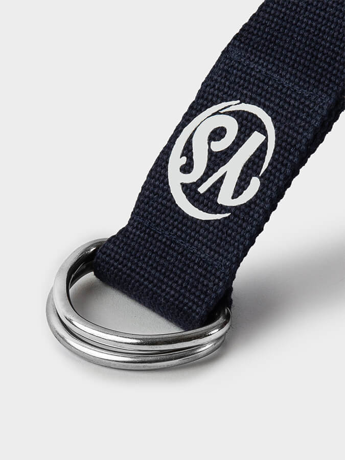 Yoga Studio GOTS Organic Cotton D - Ring 2.5m Yoga Belt Strap - mezetto Shopify Collective Yoga Studio Store
