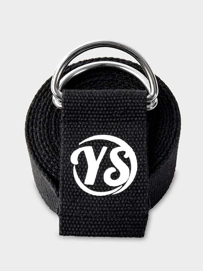 Yoga Studio GOTS Organic Cotton D - Ring 2.5m Yoga Belt Strap - mezetto Shopify Collective Yoga Studio Store