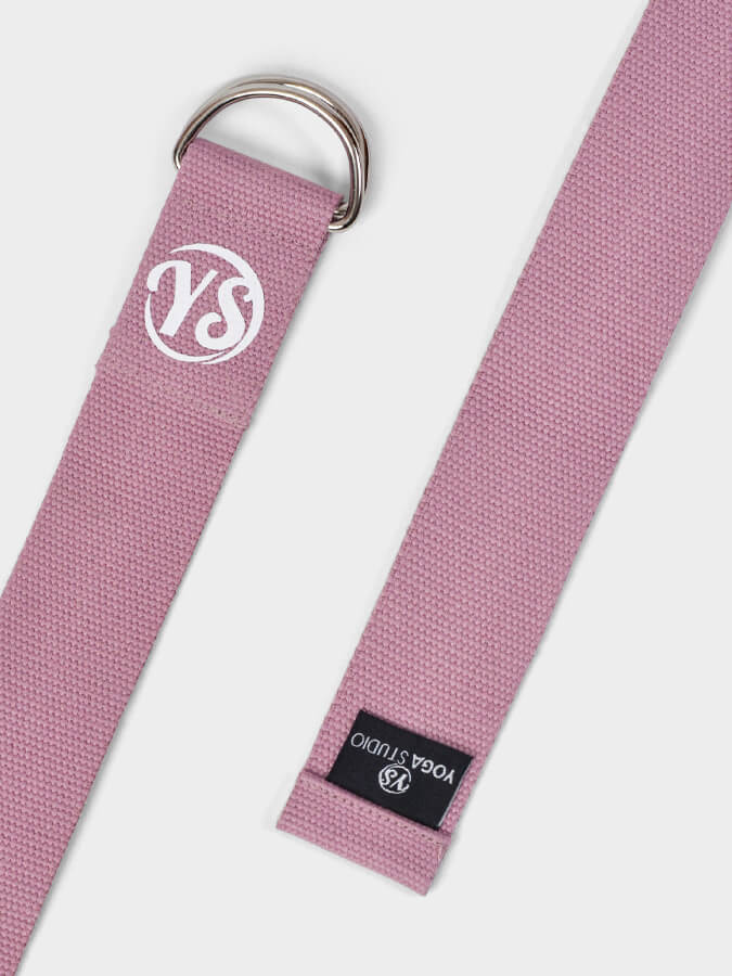 Yoga Studio GOTS Organic Cotton D - Ring 2.5m Yoga Belt Strap - mezetto Shopify Collective Yoga Studio Store