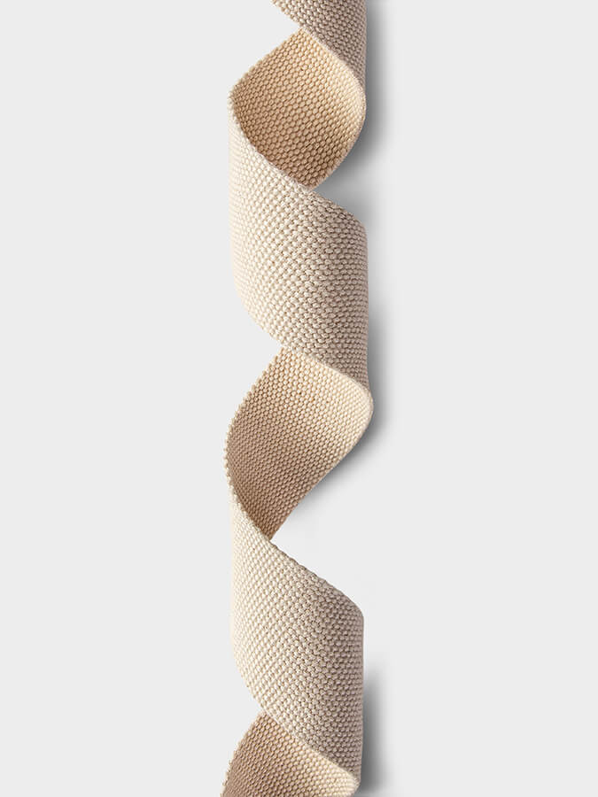Yoga Studio GOTS Organic Cotton D - Ring 2.5m Yoga Belt Strap - mezetto Shopify Collective Yoga Studio Store