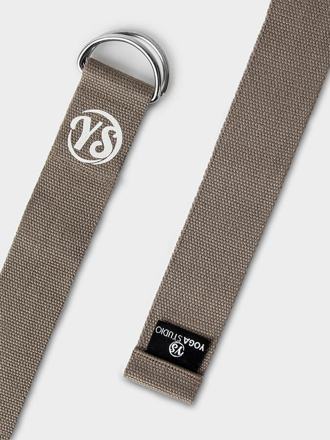Yoga Studio GOTS Organic Cotton D - Ring 2.5m Yoga Belt Strap - mezetto Shopify Collective Yoga Studio Store