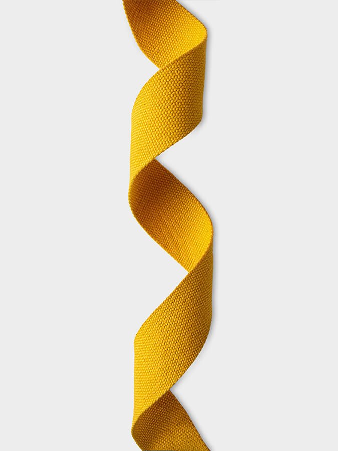 Yoga Studio GOTS Organic Cotton D - Ring 2.5m Yoga Belt Strap - mezetto Shopify Collective Yoga Studio Store