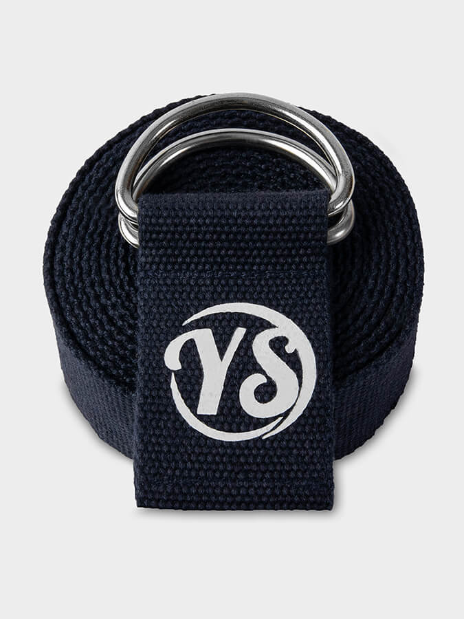 Yoga Studio GOTS Organic Cotton D - Ring 2.5m Yoga Belt Strap - mezetto Shopify Collective Yoga Studio Store