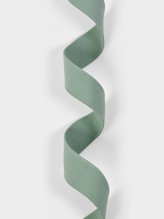 Yoga Studio GOTS Organic Cotton D - Ring 2.5m Yoga Belt Strap - mezetto Shopify Collective Yoga Studio Store