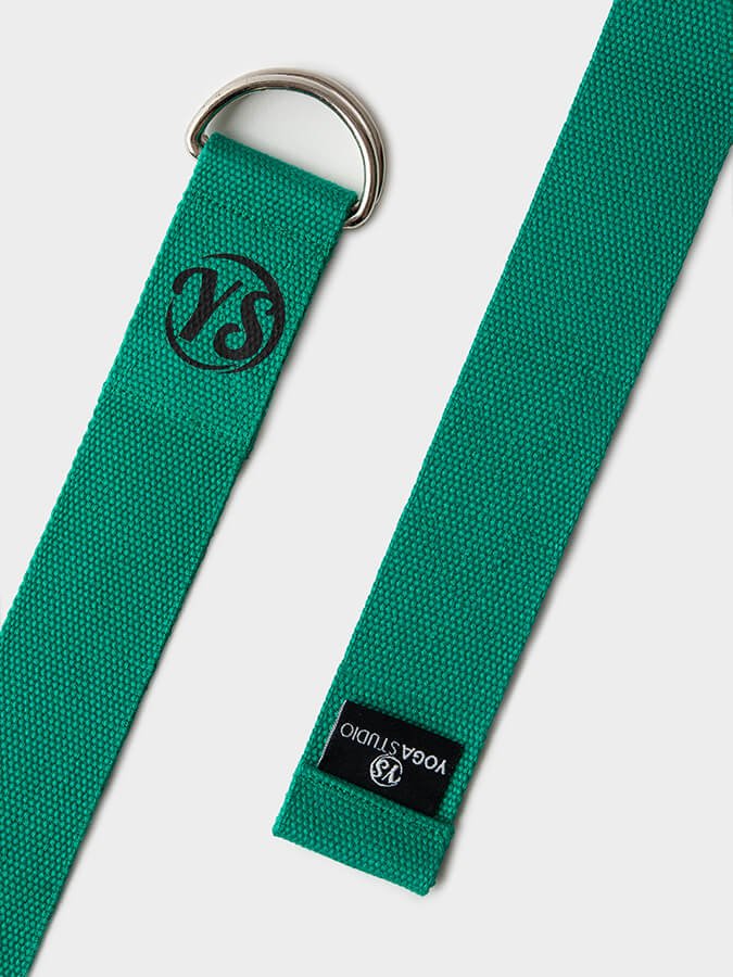 Yoga Studio GOTS Organic Cotton D - Ring 2.5m Yoga Belt Strap - mezetto Shopify Collective Yoga Studio Store