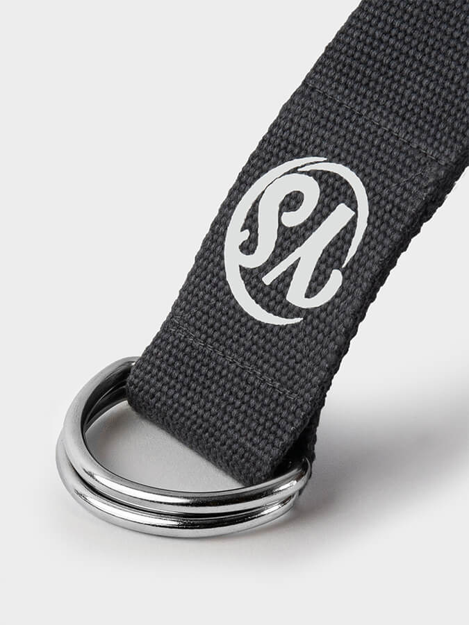 Yoga Studio GOTS Organic Cotton D - Ring 2.5m Yoga Belt Strap - mezetto Shopify Collective Yoga Studio Store
