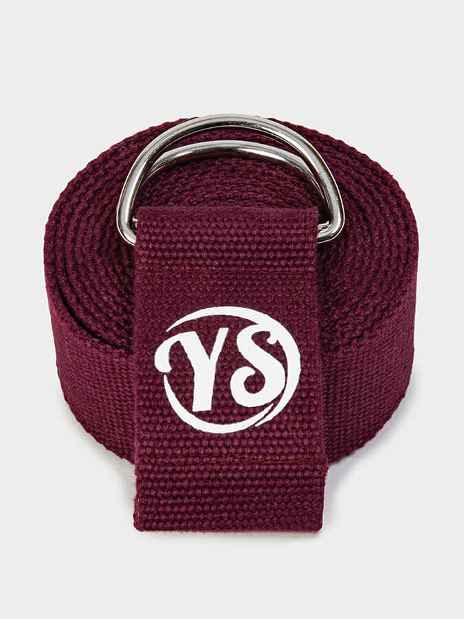Yoga Studio GOTS Organic Cotton D - Ring 2.5m Yoga Belt Strap - mezetto Shopify Collective Yoga Studio Store