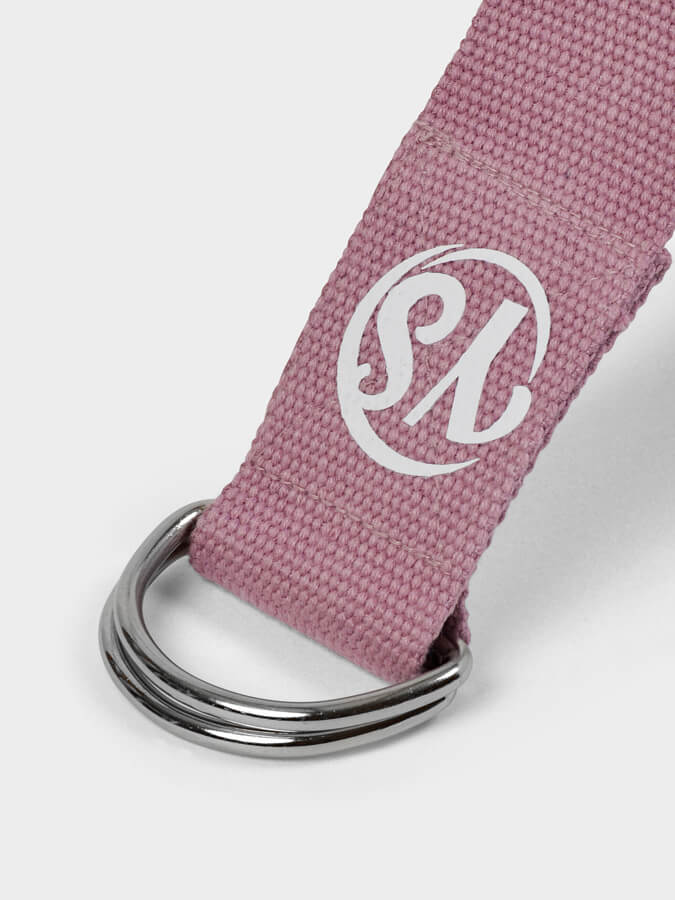 Yoga Studio GOTS Organic Cotton D - Ring 2.5m Yoga Belt Strap - mezetto Shopify Collective Yoga Studio Store