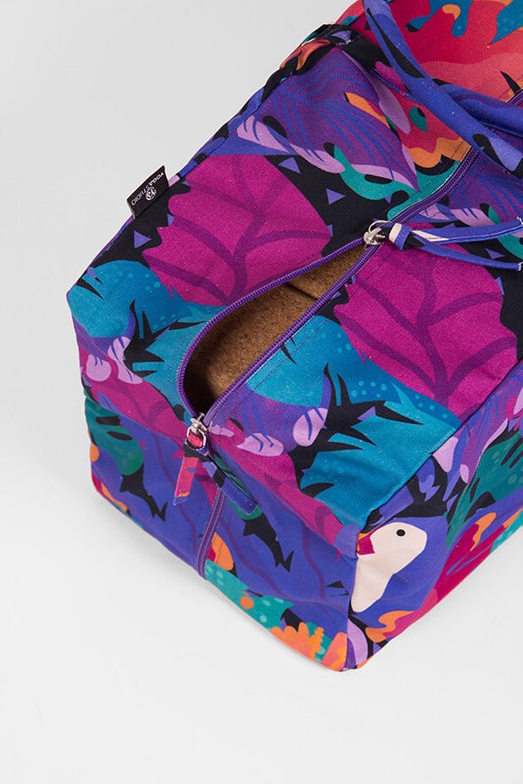 Yoga Studio GOTS Organic Cotton Equipment Kit Bag - mezetto Shopify Collective Yoga Studio Store