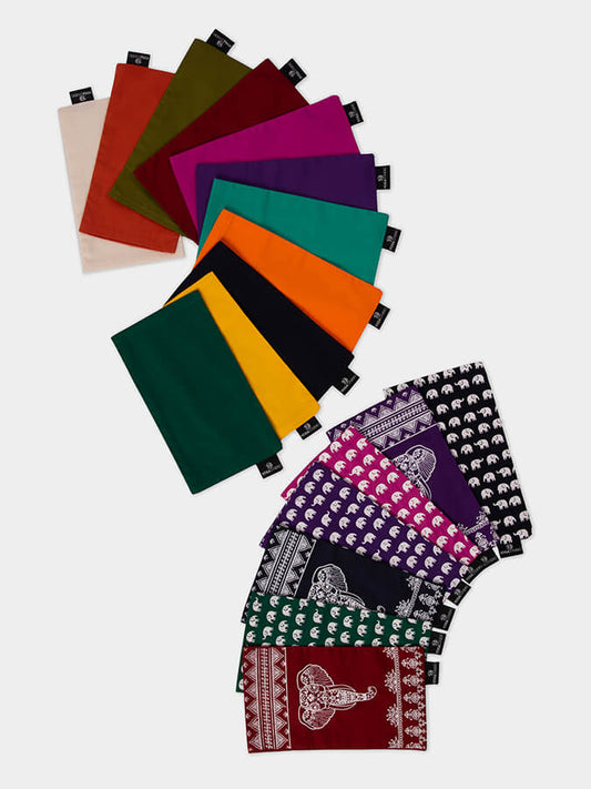 Yoga Studio GOTS Organic Cotton Eye Pillow Cover - mezetto Shopify Collective Yoga Studio Store