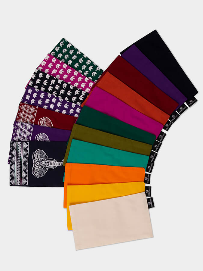 Yoga Studio GOTS Organic Cotton Eye Pillow Cover - mezetto Shopify Collective Yoga Studio Store