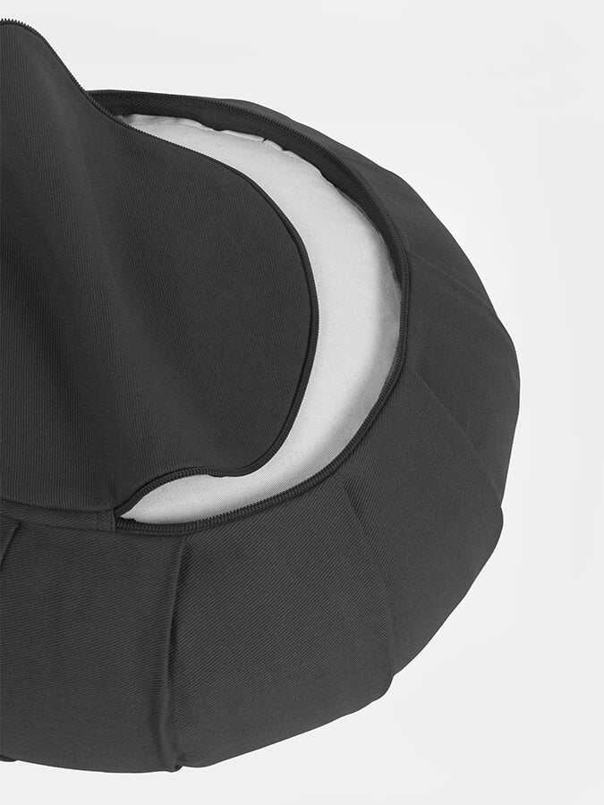 Yoga Studio GOTS Organic Cotton Round Lotus Zafu Buckwheat Cushion - mezetto Shopify Collective Yoga Studio Store