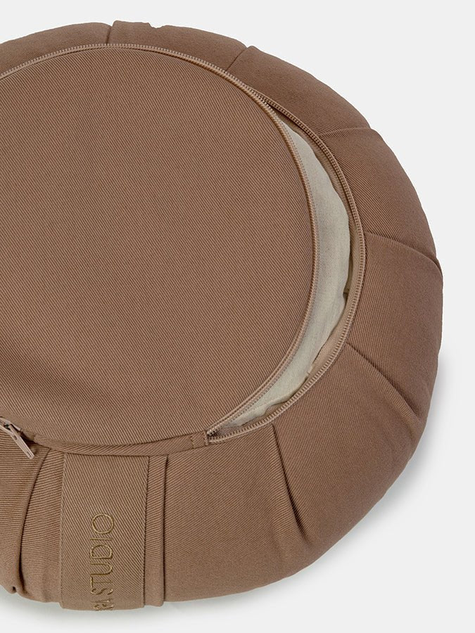 Yoga Studio GOTS Organic Cotton Round Lotus Zafu Buckwheat Cushion - mezetto Shopify Collective Yoga Studio Store