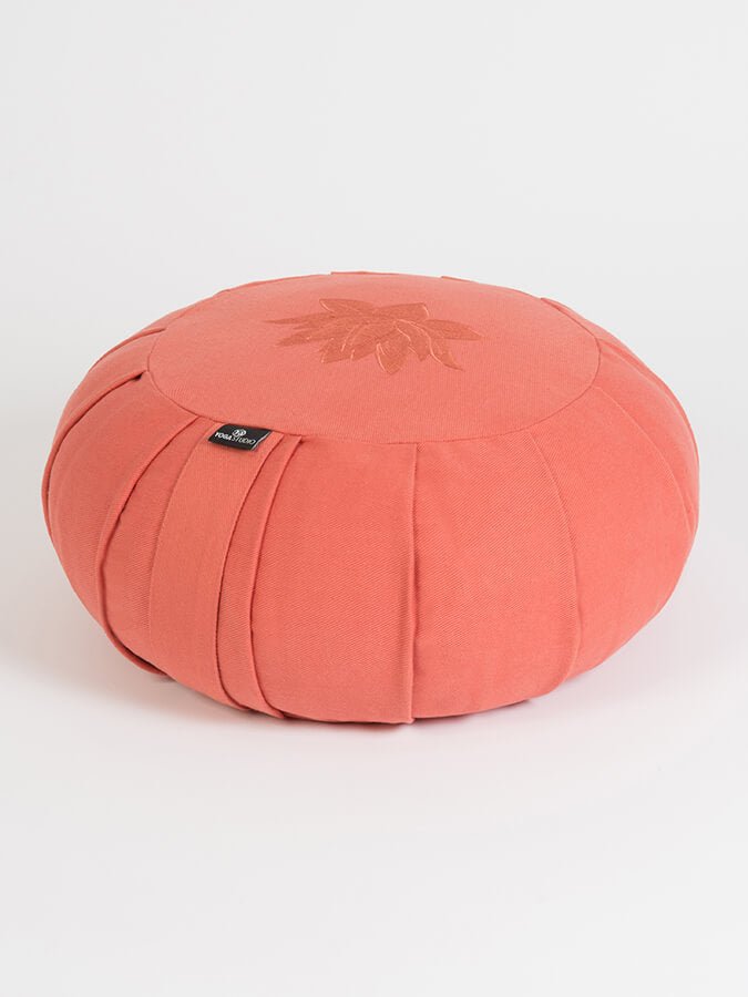 Yoga Studio GOTS Organic Cotton Round Lotus Zafu Buckwheat Cushion - mezetto Shopify Collective Yoga Studio Store