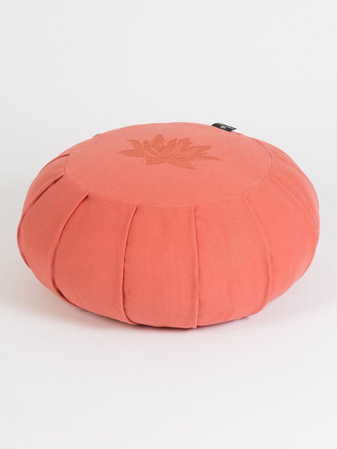 Yoga Studio GOTS Organic Cotton Round Lotus Zafu Buckwheat Cushion - mezetto Shopify Collective Yoga Studio Store