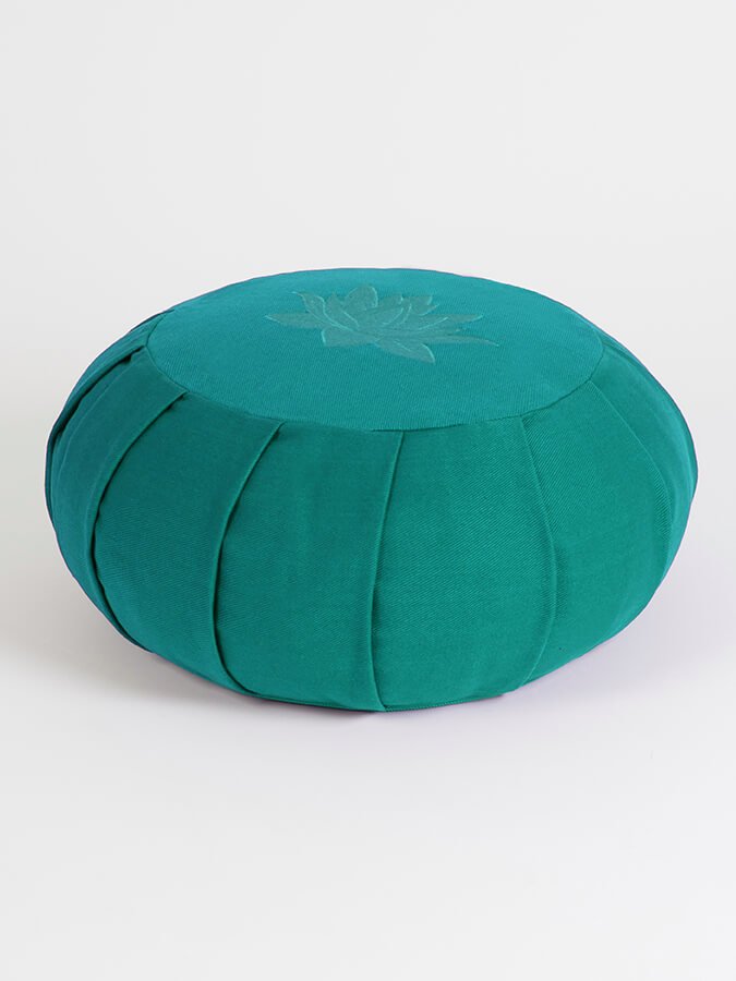 Yoga Studio GOTS Organic Cotton Round Lotus Zafu Buckwheat Cushion - mezetto Shopify Collective Yoga Studio Store