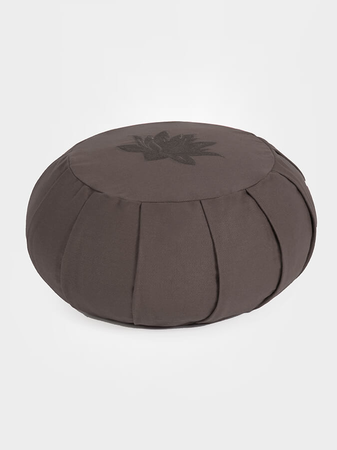 Yoga Studio GOTS Organic Cotton Round Lotus Zafu Buckwheat Cushion - mezetto Shopify Collective Yoga Studio Store