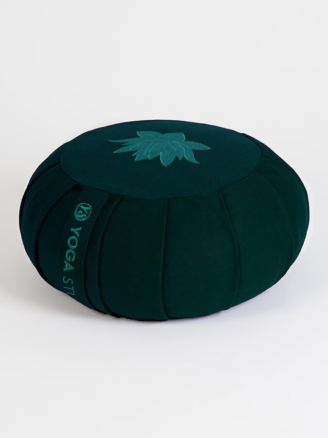 Yoga Studio GOTS Organic Cotton Round Lotus Zafu Buckwheat Cushion - mezetto Shopify Collective Yoga Studio Store