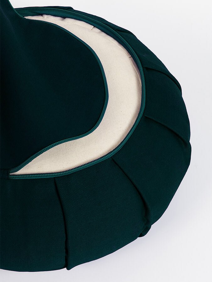 Yoga Studio GOTS Organic Cotton Round Lotus Zafu Buckwheat Cushion - mezetto Shopify Collective Yoga Studio Store