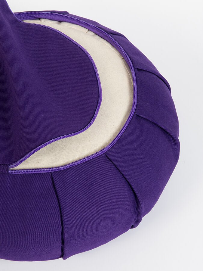 Yoga Studio GOTS Organic Cotton Round Lotus Zafu Buckwheat Cushion - mezetto Shopify Collective Yoga Studio Store