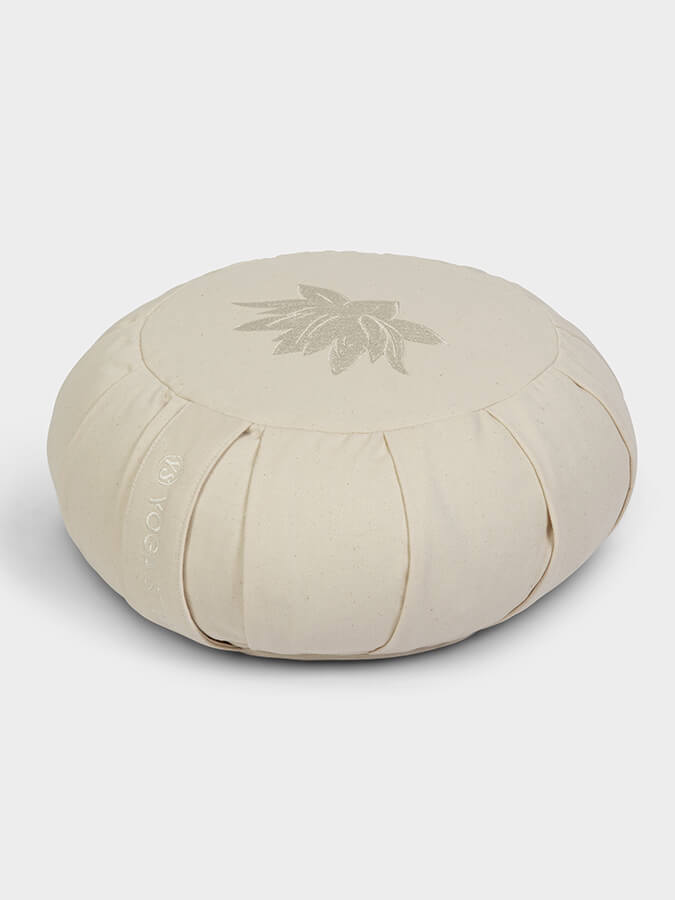 Yoga Studio GOTS Organic Cotton Round Lotus Zafu Buckwheat Cushion - mezetto Shopify Collective Yoga Studio Store