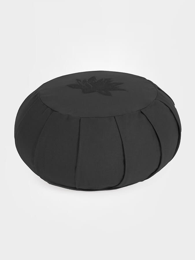Yoga Studio GOTS Organic Cotton Round Lotus Zafu Buckwheat Cushion - mezetto Shopify Collective Yoga Studio Store