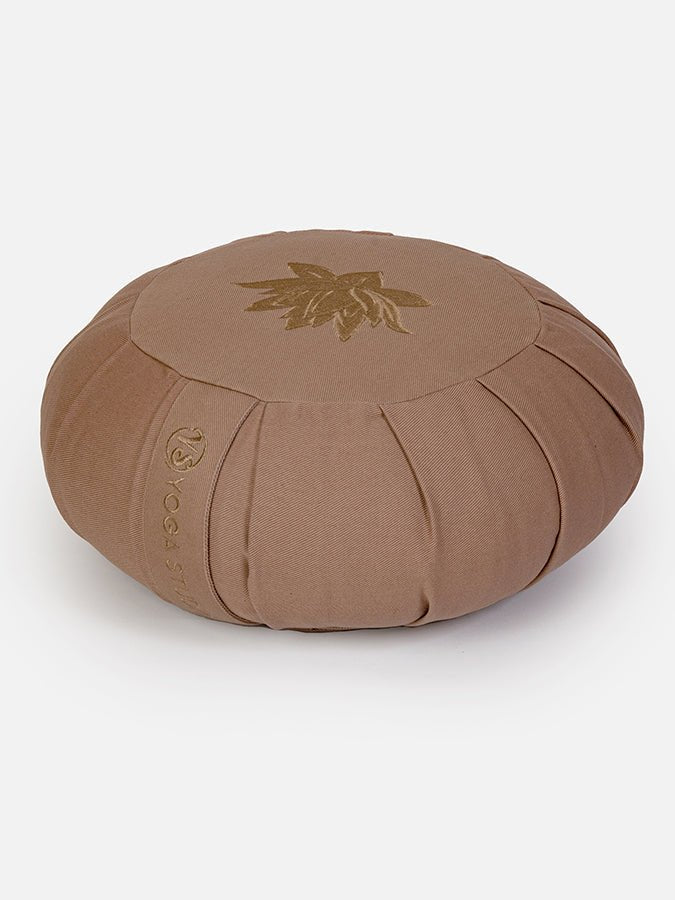 Yoga Studio GOTS Organic Cotton Round Lotus Zafu Buckwheat Cushion - mezetto Shopify Collective Yoga Studio Store