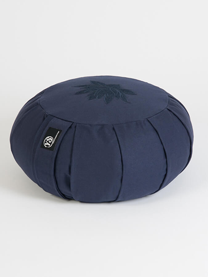Yoga Studio GOTS Organic Cotton Round Lotus Zafu Buckwheat Cushion - mezetto Shopify Collective Yoga Studio Store