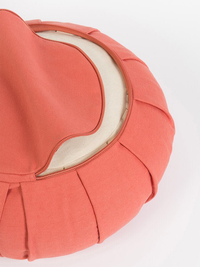 Yoga Studio GOTS Organic Cotton Round Lotus Zafu Buckwheat Cushion - mezetto Shopify Collective Yoga Studio Store