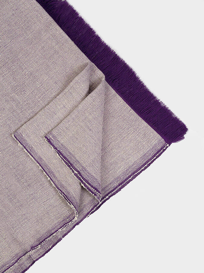 Yoga Studio GOTS Organic Cotton Two Toned Yoga Blanket - mezetto Shopify Collective Yoga Studio Store