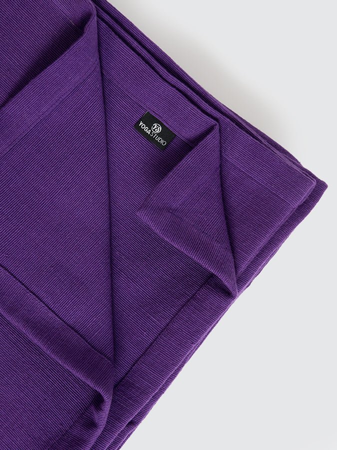 Yoga Studio GOTS Organic Cotton Yoga Blanket - mezetto Shopify Collective Yoga Studio Store